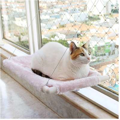 Cama de Janela Gatton Catbed Pelúcia Candy para Gatos