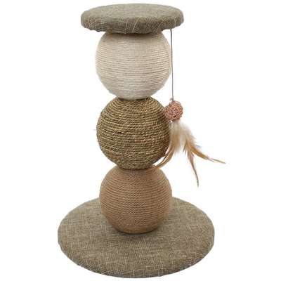 Brinquedo Arranhador Jambo Poste Bola Tripla