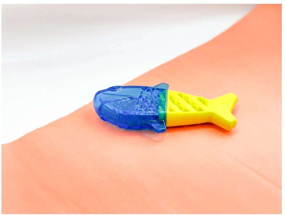 Brinquedo Mordedor Jambo Verão Tubarão Duplo - Tam. Único