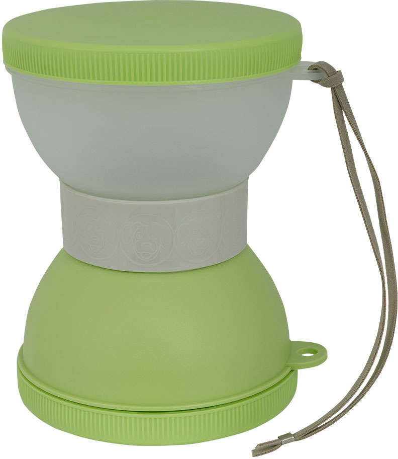 Lancheira de Família de Estimação Verde Cítrico - Tam. Único