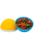 Brinquedo Amicus Crazy Ball Azul e Amarelo para Cães e Gatos