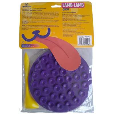 Brinquedo e Comedouro Lento Amicus Lamb Lamb Circle Roxo