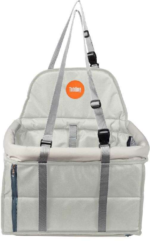 Assento Tubline Transpet Cinza para Cães e Gatos - até 10Kg