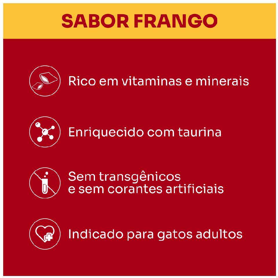 Petisco Suprema Crocat Sabor Frango para Gatos Adultos - 40 g