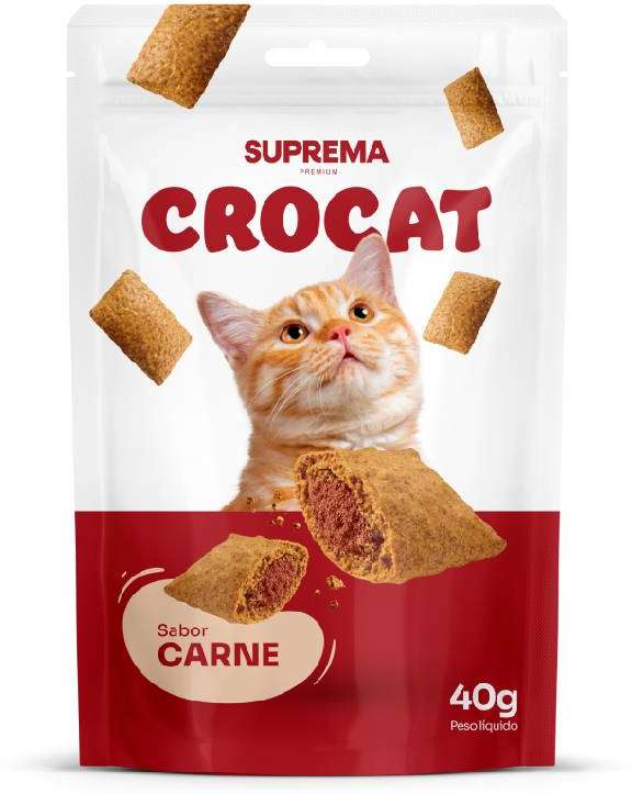 Pestisco Suprema Crocat Sabor Carne para Gatos Adultos - 40 g