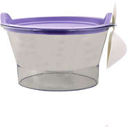 Pote para Ração com Servidor Lancheira de Estimação Lavanda - Tam. Único