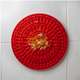 Tapete de Lamber Germanhart Silicone Redondo Vermelho