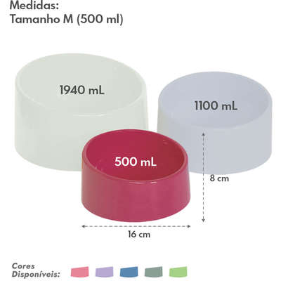 Comedouro Slim Família de Estimação Verde Cítrico