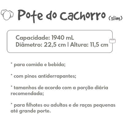 Comedouro Slim Família de Estimação Verde Cítrico