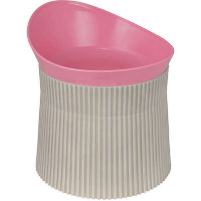 Comedouro e Bebedouro Família de Estimação Egroeconômico Rosa para Cães