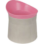Comedouro e Bebedouro Família de Estimação Egroeconômico Rosa para Cães - Tam. P