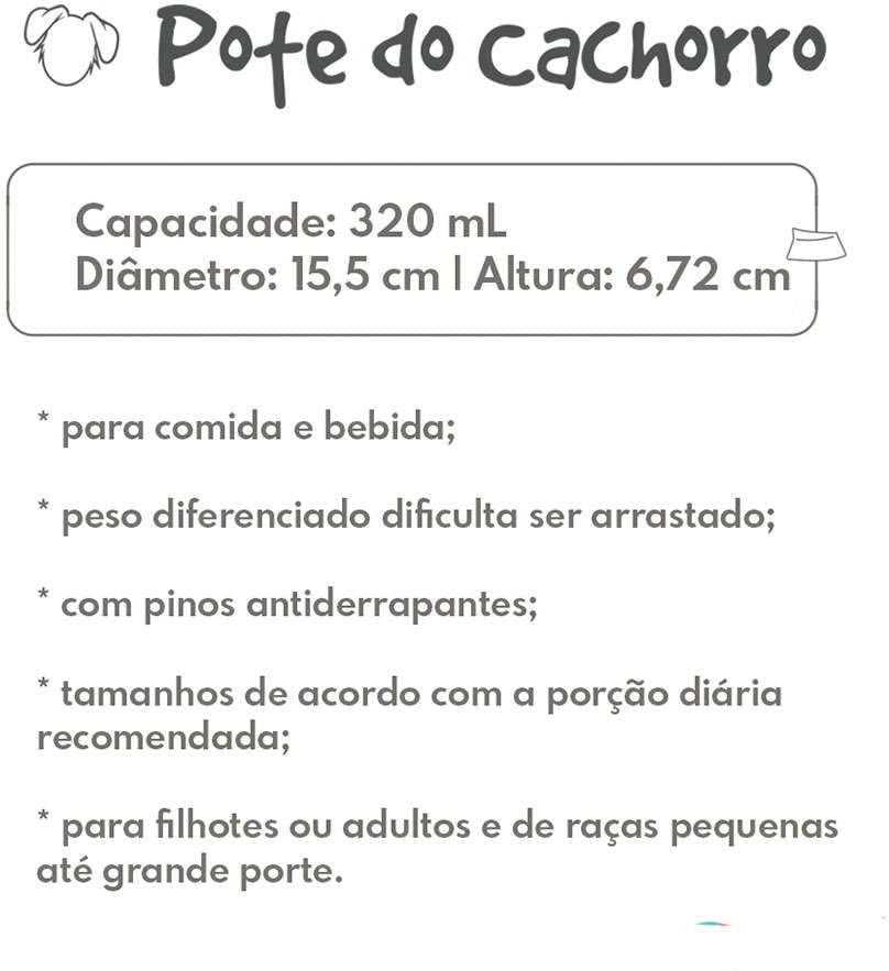 Bebedouro e Comedouro Família de Estimação Verde Cítrico - Tam. P