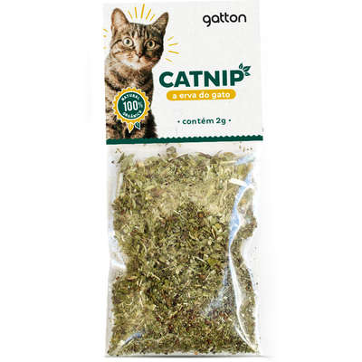 Erva do Gato Gatton Catnip 100% Natural e Orgânico