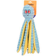 Brinquedo Mordedor Jambo Pet Pelúcia Polvo Ball Azul - Tam. Único