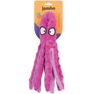 Brinquedo Mordedor Jambo Pet Pelúcia Polvo Skin Sem Enchimento Lilás - Tam. Único