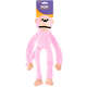 Brinquedo Mordedor Jambo Pet Pelúcia Macaco New Pop Rosa