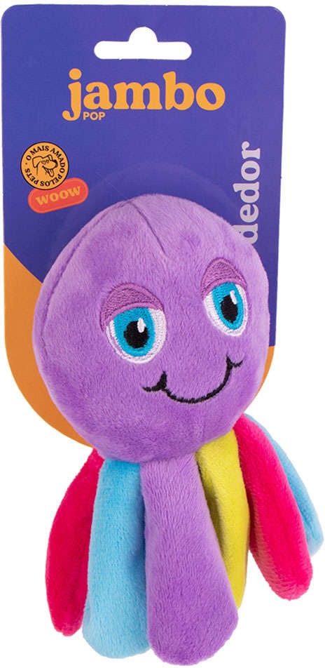 Brinquedo Mordedor Jambo Pet Pelúcia Pop Polvo - Tam. Único