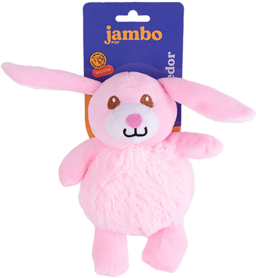 Brinquedo Mordedor Jambo Pet Pelúcia Pop Fofa Coelho - Tam. Único