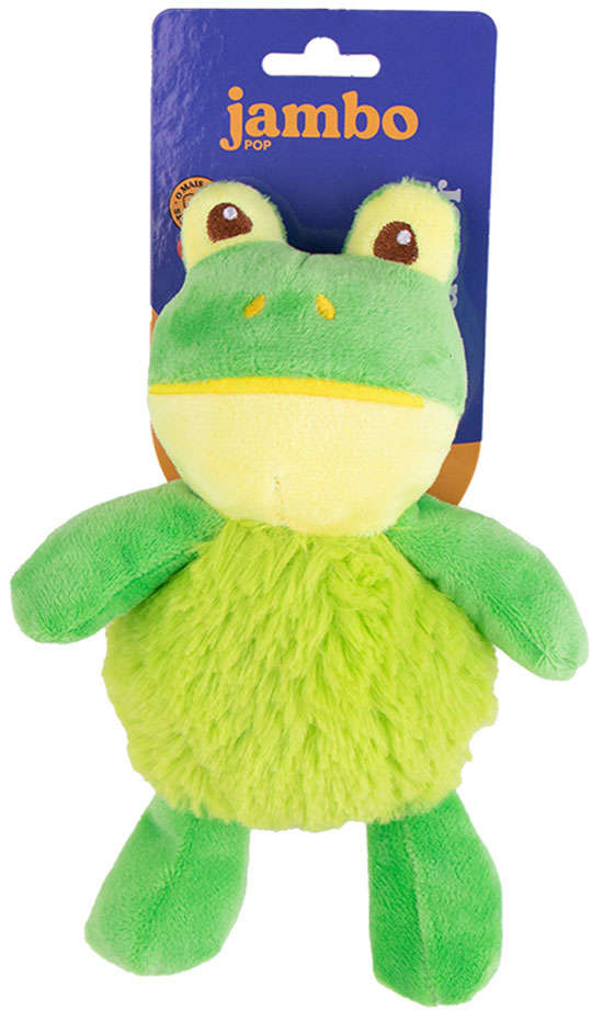 Brinquedo Mordedor Jambo Pet Pelúcia Pop Fofa Sapo - Tam. Único