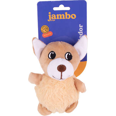 Brinquedo Mordedor Jambo Pet Pelúcia Pop Animal Dog