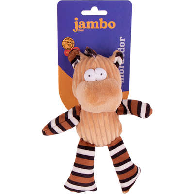 Brinquedo Mordedor Jambo Pet Pelúcia Pop Cavalinho