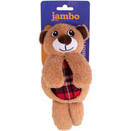 Brinquedo Mordedor Jambo Pet Pelúcia Pop Urso - Tam. Único
