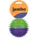 Brinquedo Jambo Pet Bola TPR Média Espinho Dual Roxo e Verde
