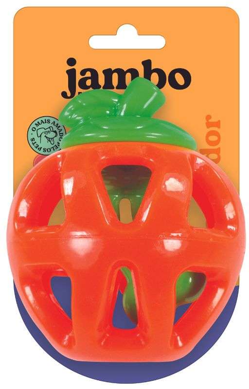Brinquedo Mordedor Jambo Pet Fruit Treat Laranja - Tam. Único