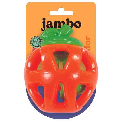 Brinquedo Mordedor Jambo Pet Fruit Treat Laranja