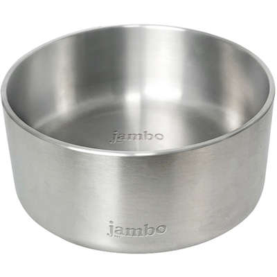 “Comedouro Jambo Pet Premium Aço Inóx Silver”