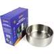 Comedouro Jambo Pet Premium Aço Inóx Silver
