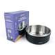Comedouro Jambo Pet Premium Aço Inóx Preto