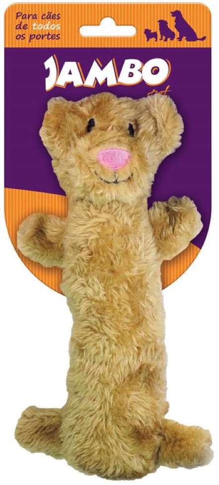 Brinquedo Mordedor Jambo Pet Barriguinha Plush Tigre - Tam. Único