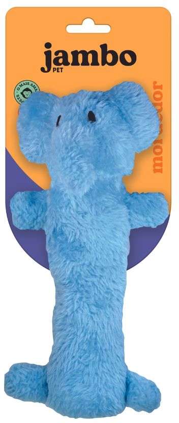 Brinquedo Mordedor Jambo Pet Barriguinha Plush Elefante - Tam. Único