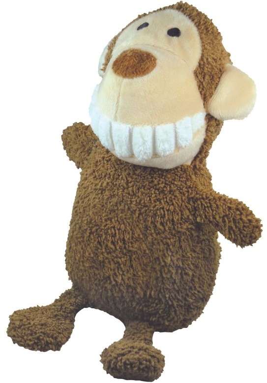 Brinquedo Mordedor Jambo Pet Pelúcia Dentinho Macaco - Tam. Único