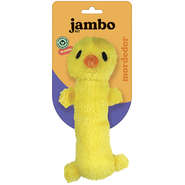Brinquedo Mordedor Jambo Pet Barriguinha Plush Pato Amarelo - Tam. Único