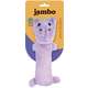 Brinquedo Mordedor Jambo Pet Barriguinha Plush Hippo Rosa