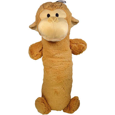 Brinquedo Mordedor Jambo Pet Pelúcia Monkey Fleece Bege Grande