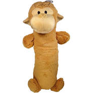 Brinquedo Mordedor Jambo Pet Pelúcia Monkey Fleece Bege Grande - Tam. Único