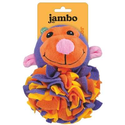 Brinquedo Jambo Pet Pelúcia Feltro Interativo Porco
