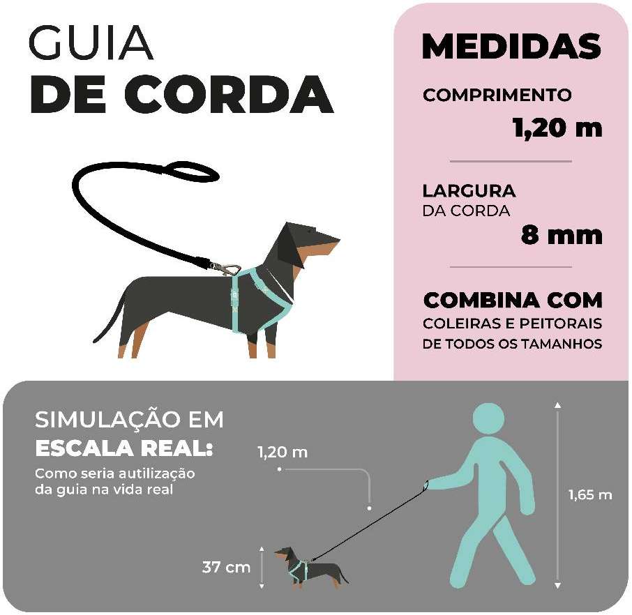 Guia Corda Toh Turquesa - Tam. Único