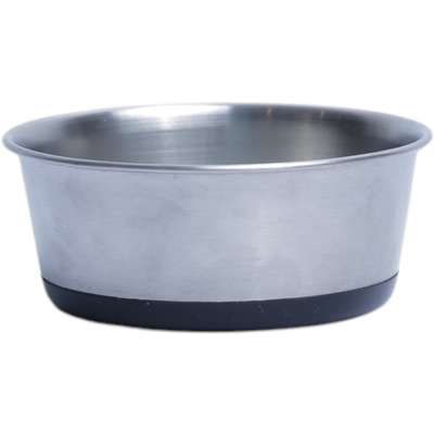 Comedouro Meau Inox Antiderrapante Preto - 1750ml