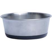 Comedouro Meau Inox Antiderrapante Preto - 300 mL