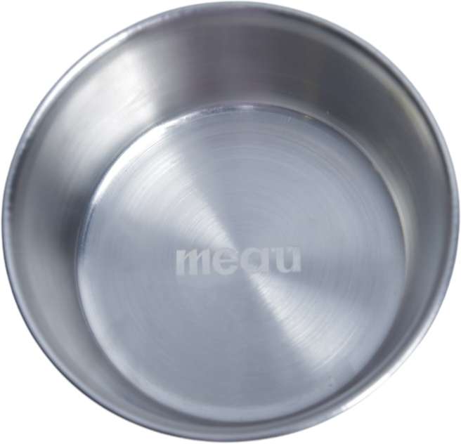 Comedouro Meau Inox Antiderrapante Preto - 1750 mL