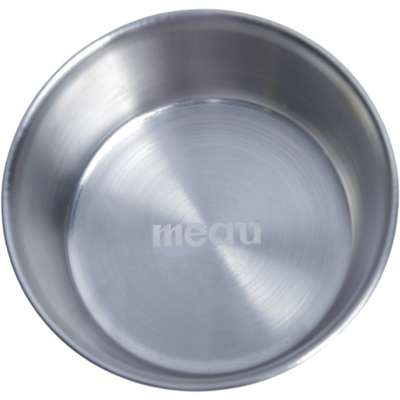 Comedouro Meau Inox Antiderrapante Preto - 1750ml