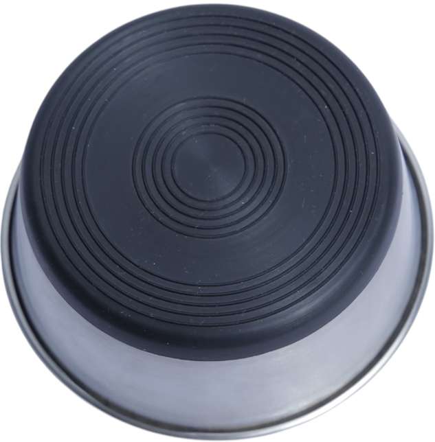 Comedouro Meau Inox Antiderrapante Preto - 1750 mL