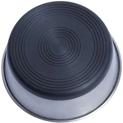 Comedouro Meau Inox Antiderrapante Preto - 1750ml