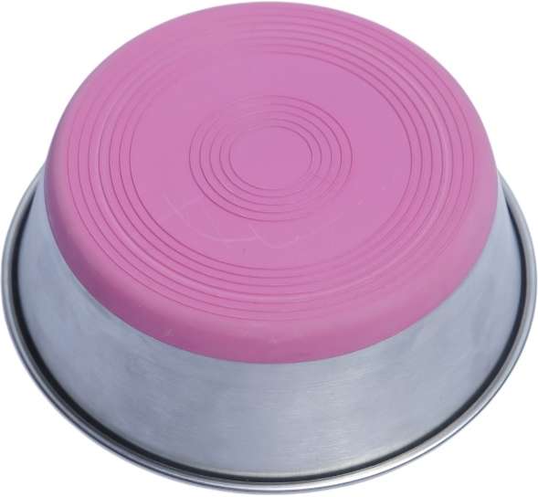 Comedouro Meau Inox Antiderrapante Rosa - 1750 mL