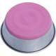 Comedouro Meau Inox Antiderrapante Rosa - 1750ml