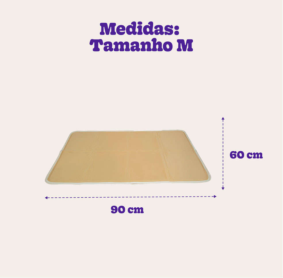 Tapete Gelado Premium Meau para Cães e Gatos - Tam M 60x90cm